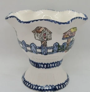 BIRDHOUSE DESIGN VASE/PLANTER-VG+ CONDITION-4" X 4 1/4" - Picture 1 of 7