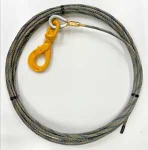 Campbell®️ Winch Line 3/8” x100’ Swivel Self Lock Hydraulic Hoist Overhead Crane - Bild 1 von 7