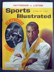 SONNY LISTON Sports Illustrated September 17, 1962 2nd Cover Floyd Patterson - Picture 1 of 9