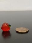 Hand Blown Glass Figurine Collectibles Handmade Miniature Apple Fruit 3
