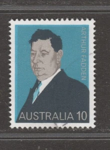1975 AUSTRALIA 10c Fadden (Prime Minister 6th series) SG 593 VFU - Picture 1 of 1