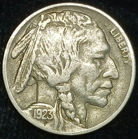 1923-S Buffalo Nickel 5 Cents~Better Date~Tough Higher Grade ~ XF Cover