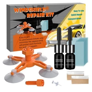 LOMEEN Windshield Repair Kit 2 Pack Windshield Crack Repair kit with Enhanced... - Picture 1 of 7