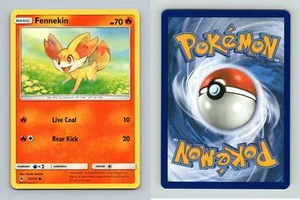 Fennekin #15/131 Sun & Moon Forbidden Light Common Pokemon 2018 TCG Card - Picture 1 of 1