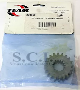 SKI-DOO ALPINE ELAN FORMULA TOURING MX-Z TUNDRA SAFARI TOP 20T SPROCKET 15T INT - Picture 1 of 1
