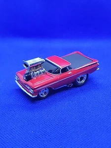 59' 1959 El Camino Blown Motor Loose Red HTF Rare Muscle Machines 1:64 Diecast - Picture 1 of 6
