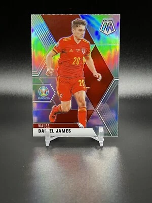2021 Mosaic UEFA Soccer Euro #194 Daniel James Silver Prizm Wales - Image 1 of 2