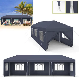 Pavillon 3x9m Partyzelt Wasserdicht Festzelt Bierzelt Anthrazit Garten Eventzelt - Bild 1 von 13