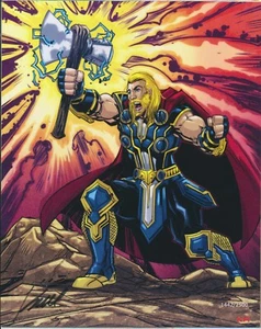 THOR LOVE/THUNDER BAM BOX GEEK Exclusive ART PRINT 8x10 /2500 KARL ALSTAETTER - Picture 1 of 2