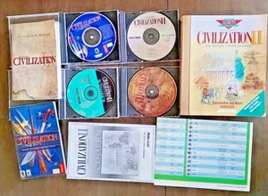 Civilization II , Civilization III , Scenarios & Conquests PC Game Lot Of 4 - Picture 1 of 9
