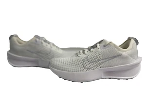 Nike Interact Run Road Running Shoes White Wolf Grey Women's Size 10 FD2292-104 - Picture 1 of 12