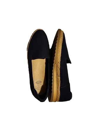 Zapatos sin cordones Dr Scoll para mujer talla 9,5 M Jetset Isle azul marino lona yute nuevos sin etiquetas Foto 1 de 4