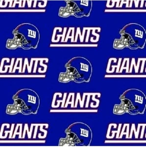 NFL NEW YORK GIANTS Baumwollreststoff, NEU, 17 cm breit, 28" lang - Bild 1 von 2