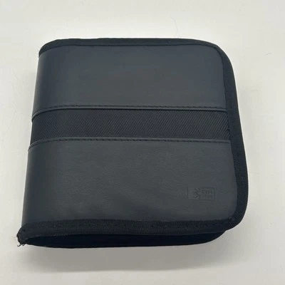 Case Logic 28 Capacity CD DVD Game Wallet  Holder Black Zipper Closure Pre-owned - Image 1 of 4