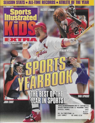 Sports Illustrated for Kids Extra Fall/Winter 1998 Michael Jordan John Elway - Image 1 of 2