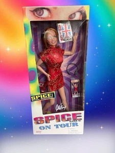 Spice Girls On Tour Ginger Spice Geri Halliwell Doll EUC Vtg 1998 Mini Me Doll - Picture 1 of 7