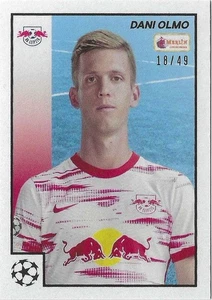 2021-22 Topps Merlin heritage 97 UEFA Champions League Dani Olmo /49 - Picture 1 of 3