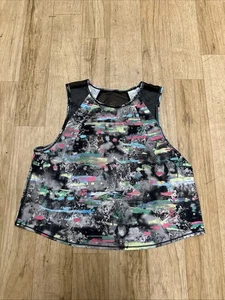 Lululemon Damen Sculpt Cropped Tank Top Farbe Drift Multi Print Gr. 6? - Bild 1 von 6