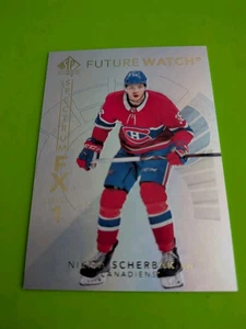 2017-18 SP Authentic Future Watch Spectrum FX Lev S-43 Nikita Scherbak Montreal - Picture 1 of 2