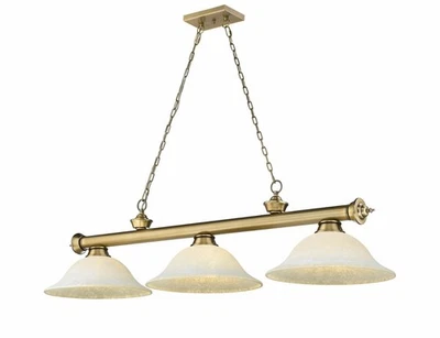 Z-Lite - Cordón - Billar de 3 luces en estilo tradicional y clásico - 14 pulgadas Foto 1 de 4