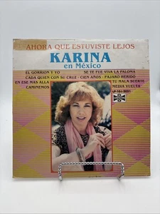 Karina-Karina en Mexico Latin Orfeon Lp-161-3031 1981 NM/VG+ Lp Vinyl Record - Picture 1 of 16