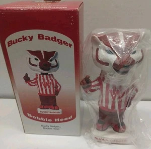2001 McDonald's BUCKY BADGER Wisconsin University BOBBLE HEAD Mascot Promo  - Picture 1 of 8