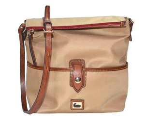Dooney & Bourke Wayfarer Hobo Crossbody Camden Nylon Bag Leather Handbag Purse - Picture 1 of 8