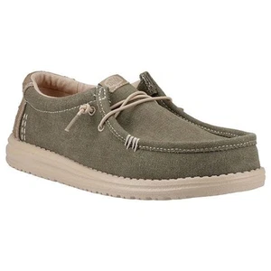 HeyDude Shoes Wally Workwear Dusky Green - Picture 1 of 1
