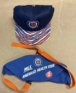 1980's Detroit Tigers Old Logo Zubaz Bill Snapback Hat w/Fanny Pack Promo Real - Picture 1 of 6