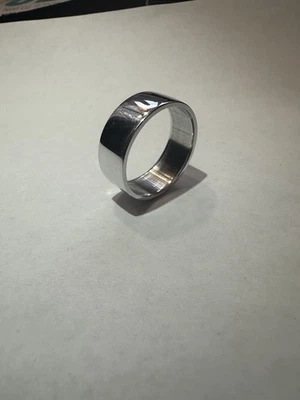 Anillo de aluminio pulido para hombre - talla 12,5 Foto 1 de 3