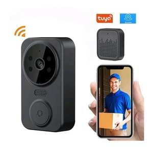 Wireless Black Smart HD Video Camera DoorBell ulooka APPvideo Security Intercom - Picture 1 of 12