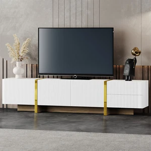 TV Stand Cabinet Entertainment Center Media Console Table for TVs up to 80'' - Picture 1 of 47