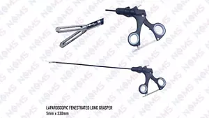 5mmx330mm Fenestrated Long Grasper For Laparoscopy Reusable Surgical Instruments - Picture 1 of 11