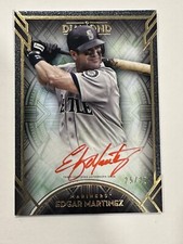 2021 Topps Diamond Icons Red Ink Edgar Martinez auto /25 #RI-EMA HOF