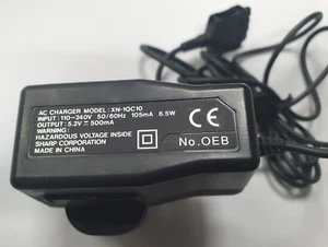 New Genuine Original Sharp Mains Charger XN-1QC10 5.2v 500mA - Picture 1 of 2