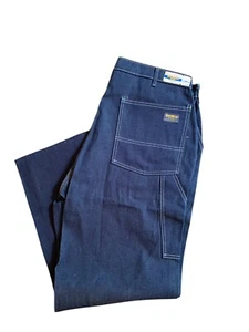 NOS Vintage Deadstock 70s OshKosh B'Gosh Denim Jeans Carpenter dungarees 40x29 - Picture 1 of 19