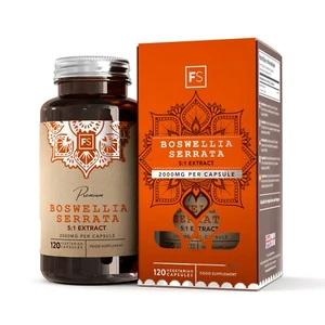 Boswellia serrata | 120 2000mg Kapseln - entzündungshemmende Gelenkpflege Unterstützung - Bild 1 von 21