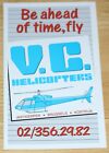 V.C. Helicopters (Belgium) Aerospatiale As.350 Ecureuil Helicopter Sticker