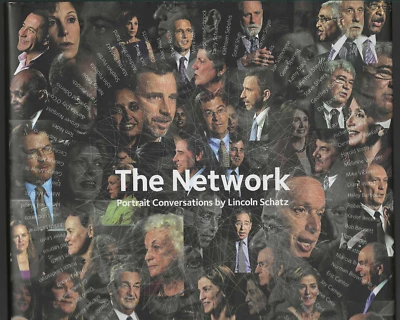 Lincoln Schatz Signed The Network 1st Printing 2012 Famous USA Portraits LkNEW - Image 1 of 4