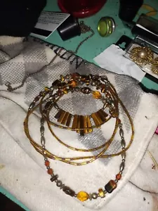 Vintage Tigers Eye Necklace - Picture 1 of 3