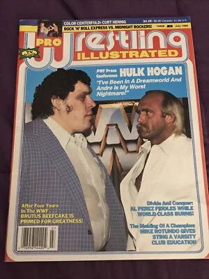 Revista Pro Wrestling Illustrated PWI 1988 WWF WWE NWA Andre Giant Hulk Hogan Foto 1 de 4