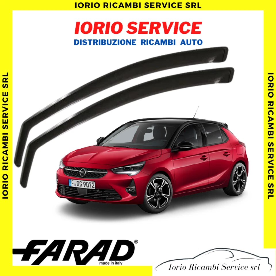 DEFLETTORI ARIA per OPEL CORSA F dal 2019 5p FARAD fumè ANTITURBO ANTIVENTO - Immagine 1 di 1