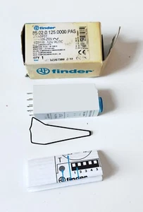 FINDER Steck-Zeitschaltuhr Zeitverzögerungsrelais 100HR 10A 250V 8-polig 85.02.0.125.000 - Bild 1 von 7