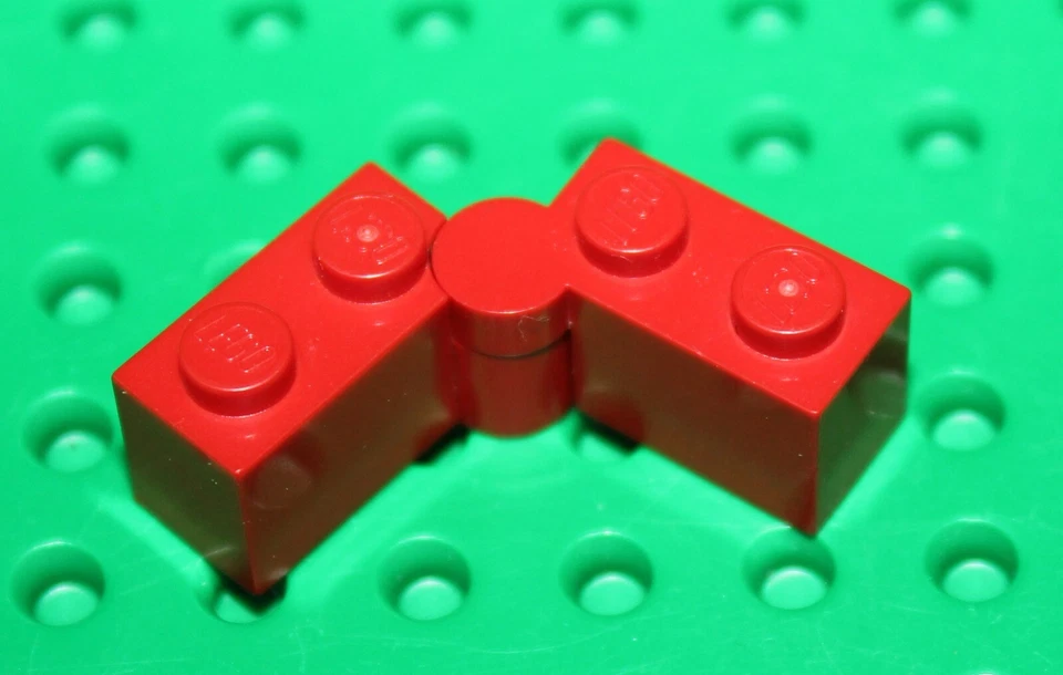 Charnière Lego Red Hinge Brick 3830&3831/set 4561.4560.10024.10220.6037.376.560 - Photo 1/1