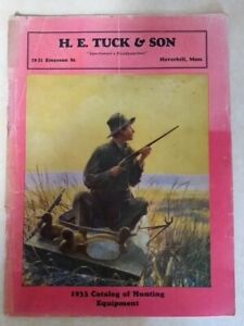 Outdoors Sporting Hunting Catalog 1933 Tuck Haverhill Massachusetts Marbles Arms