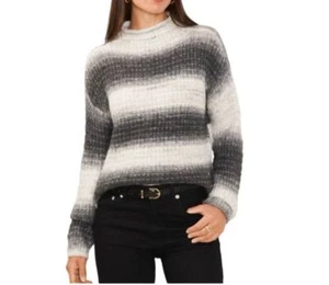 Vince Camuto Damen Pullover Ombré Rich schwarz gestreift Größe L - Bild 1 von 4