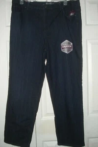 Pantalones de mezclilla de lavado oscuro talla 20W para dama. G. Vanderbilt Embellecido - Imagen 1 de 2