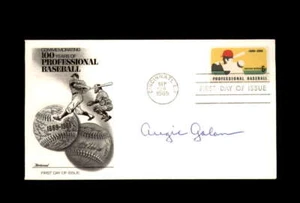 Augie Galan Signed 1969 Centennial First Day Cover Cache FDC Autograph - Picture 1 of 2