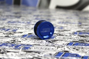IPGparts Blue Aluminum Cam Seal Fits 97-01 Acura Integra Type R - B18C5 B18C6 - Picture 1 of 2