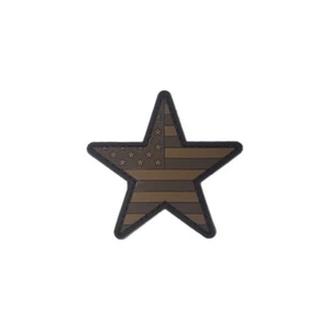 American Flag Star PVC Rubber Morale Patch Desert Velocity - Picture 1 of 1
